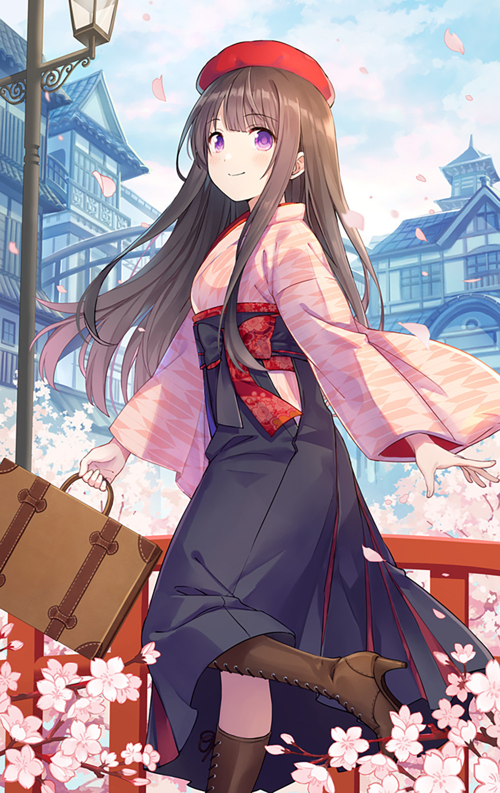 [Pixiv精选] 讨人喜欢的风格♡棕色长发插画特辑(图7)