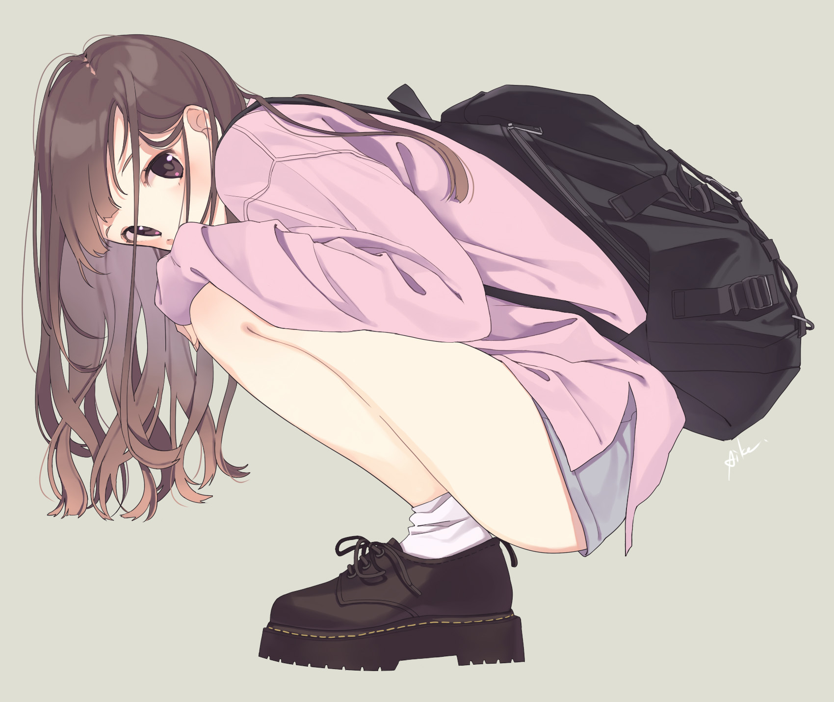 [Pixiv精选] 讨人喜欢的风格♡棕色长发插画特辑(图5)