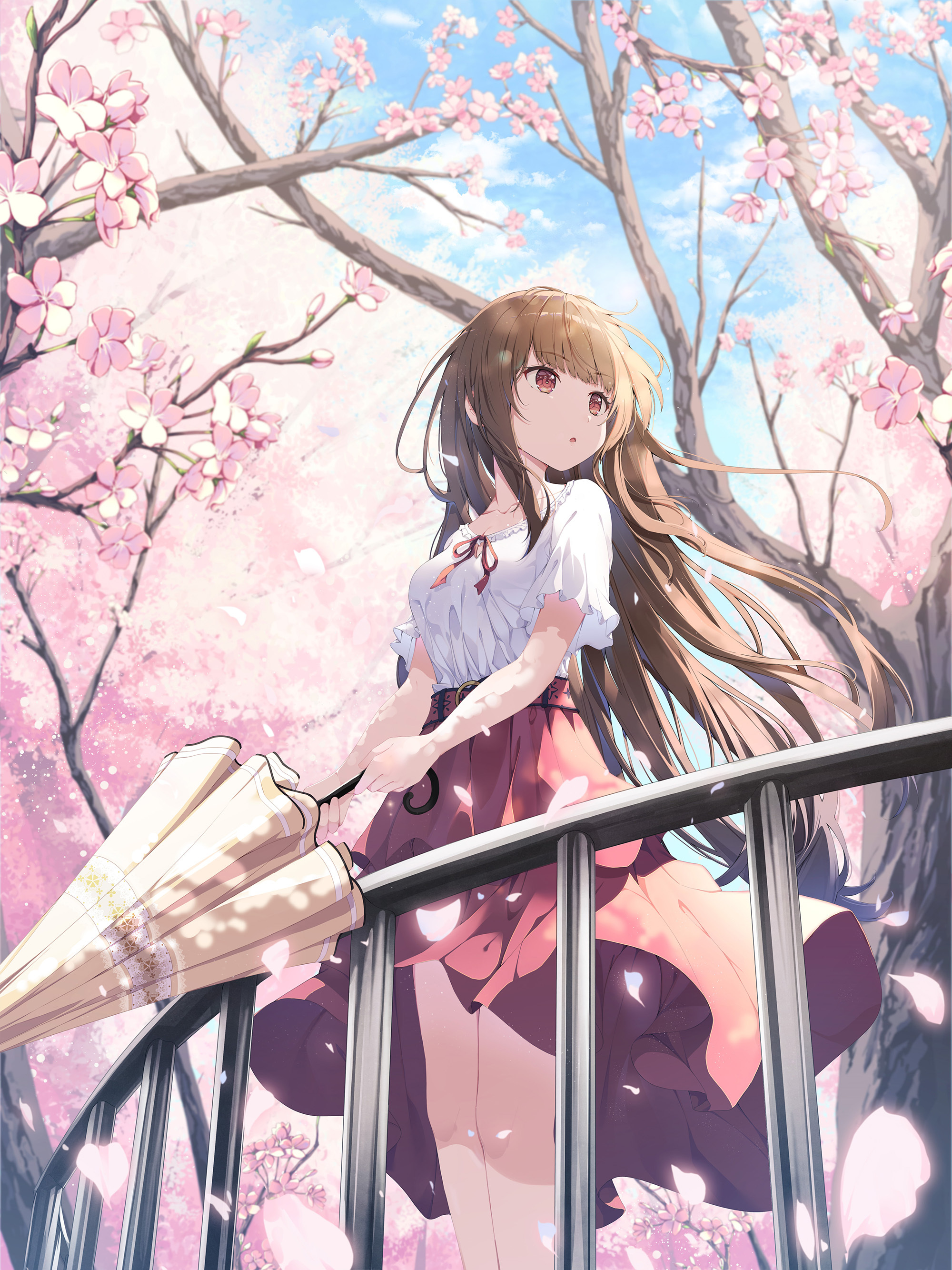 [Pixiv精选] 讨人喜欢的风格♡棕色长发插画特辑(图8)