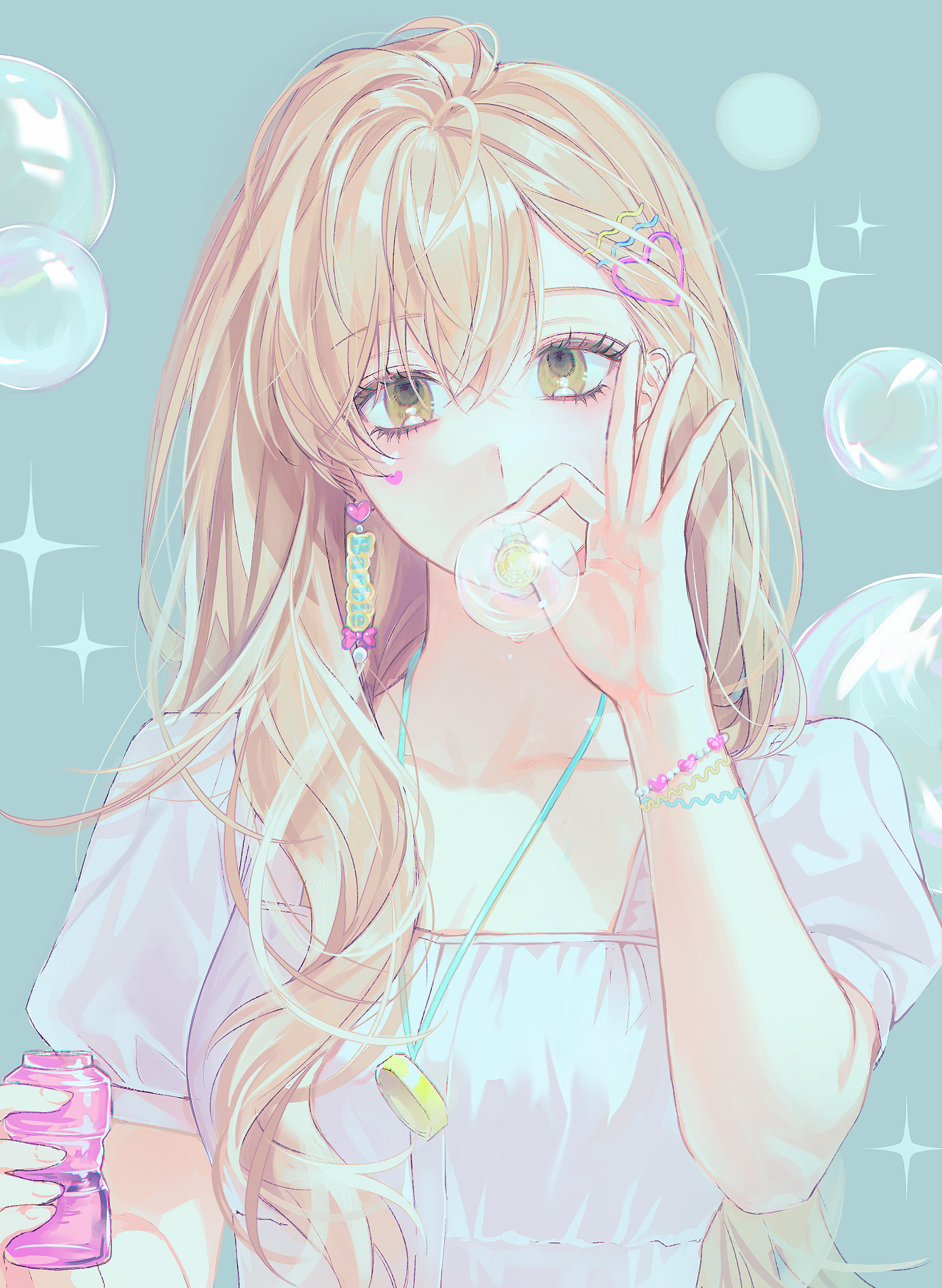 [Pixiv精选] 讨人喜欢的风格♡棕色长发插画特辑(图10)