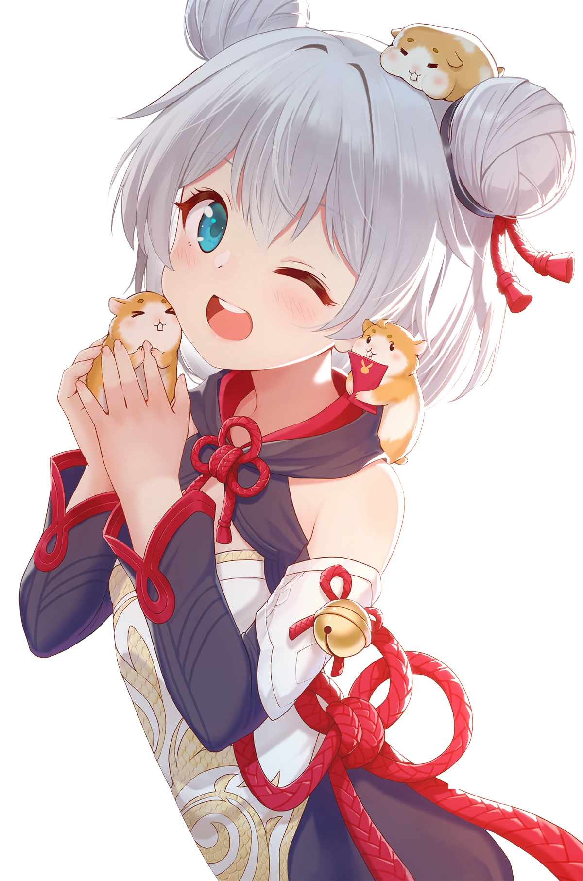 [Pixiv精选] 可爱圆滚滚。丸子头插画特辑(图7)