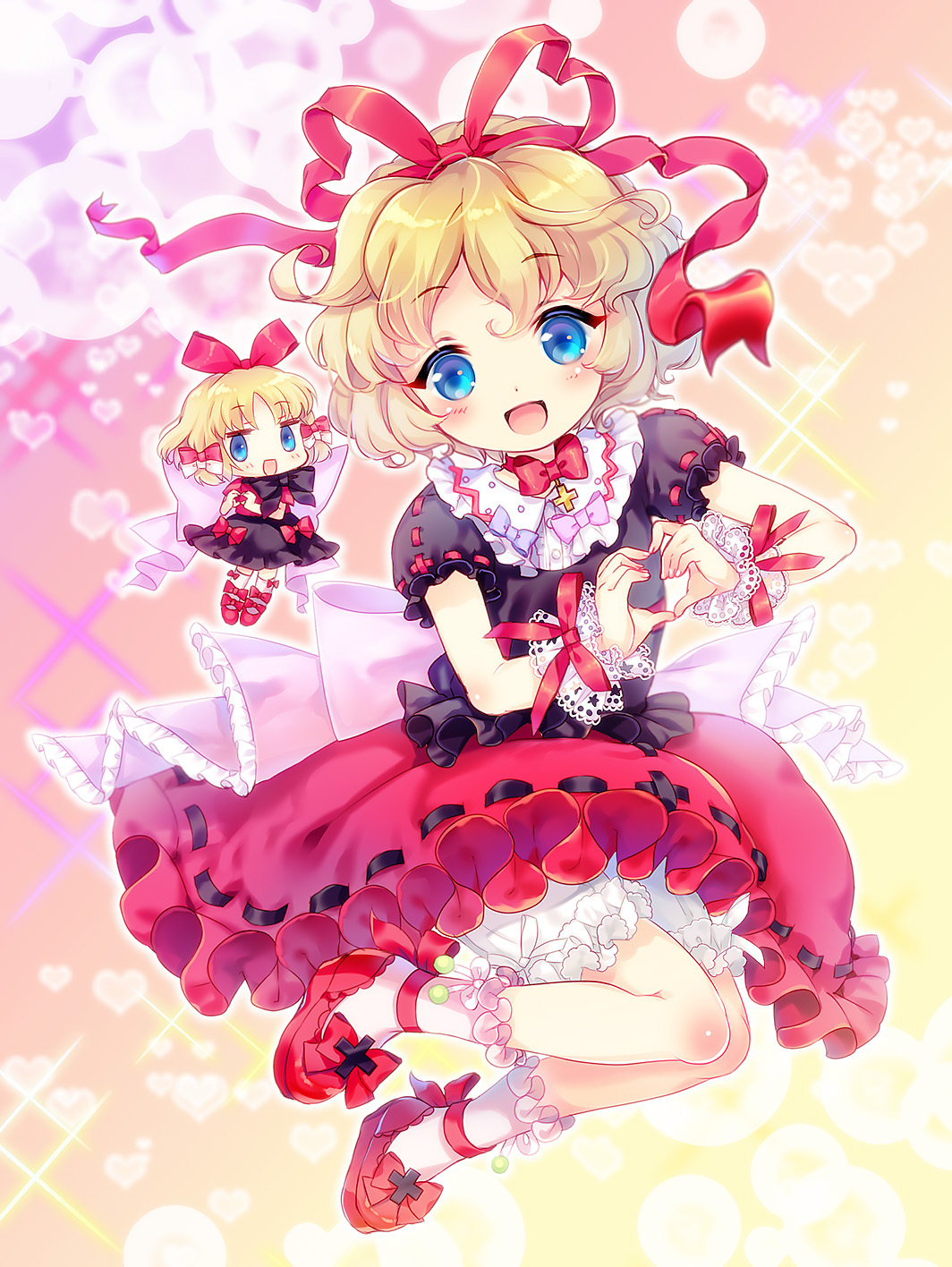 [Pixiv精选] 爱情注入♡“用手比心”的少女特辑(图3)
