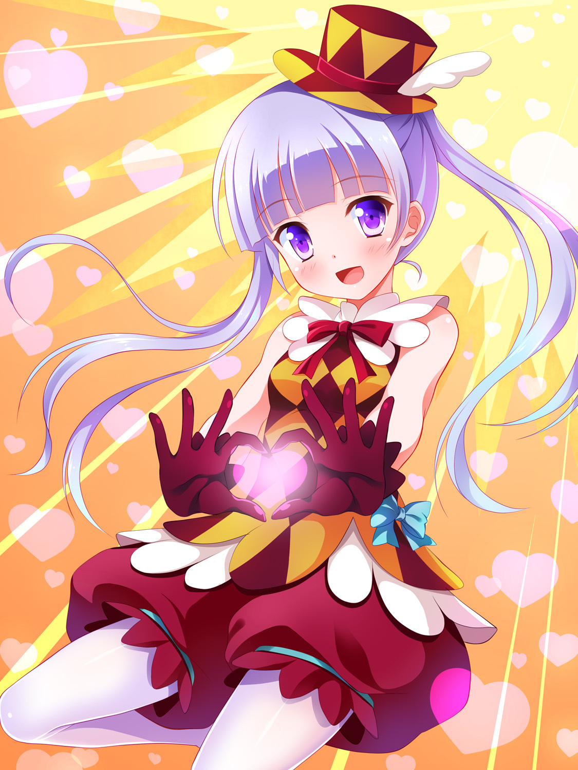 [Pixiv精选] 爱情注入♡“用手比心”的少女特辑(图5)
