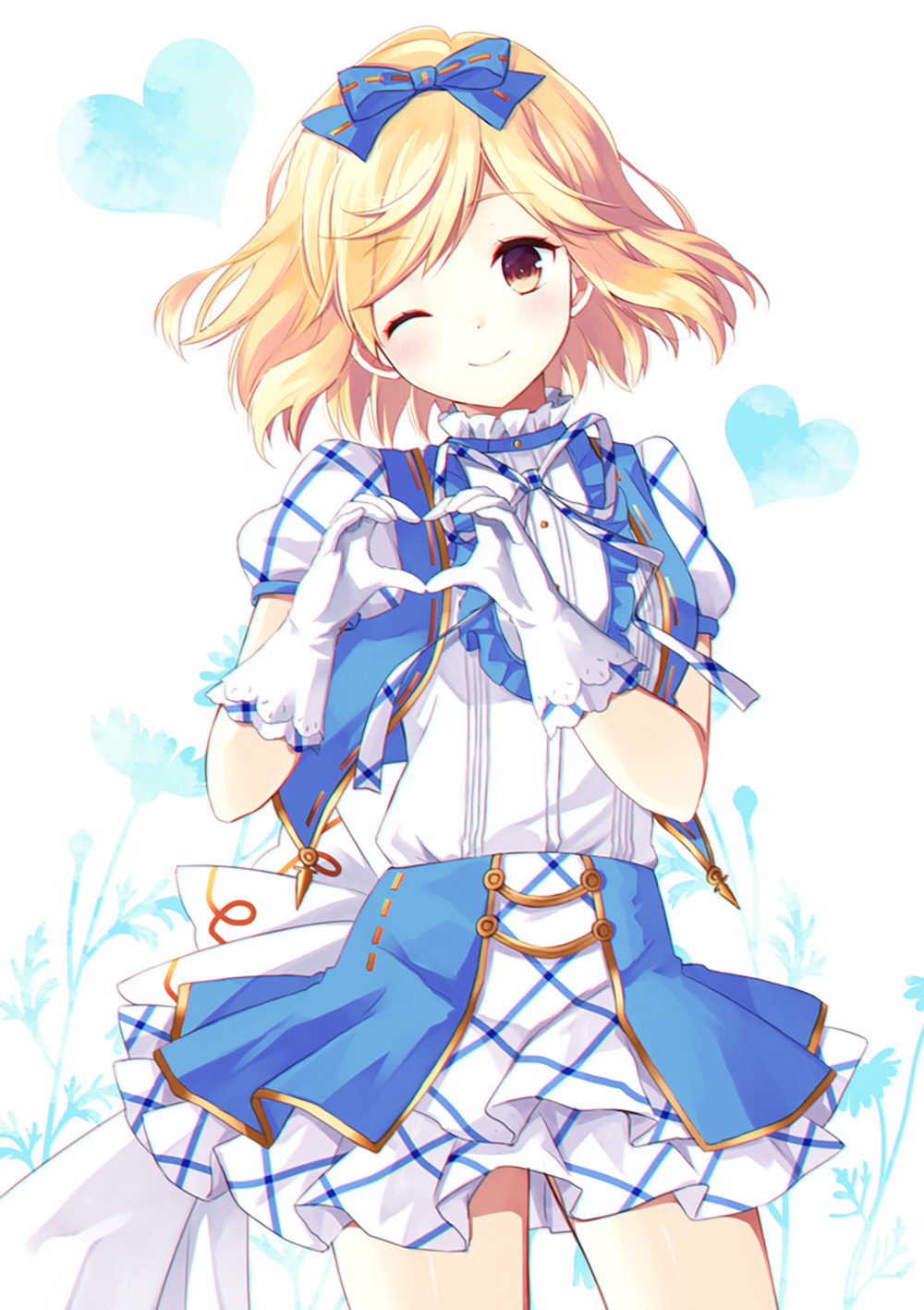 [Pixiv精选] 爱情注入♡“用手比心”的少女特辑(图6)