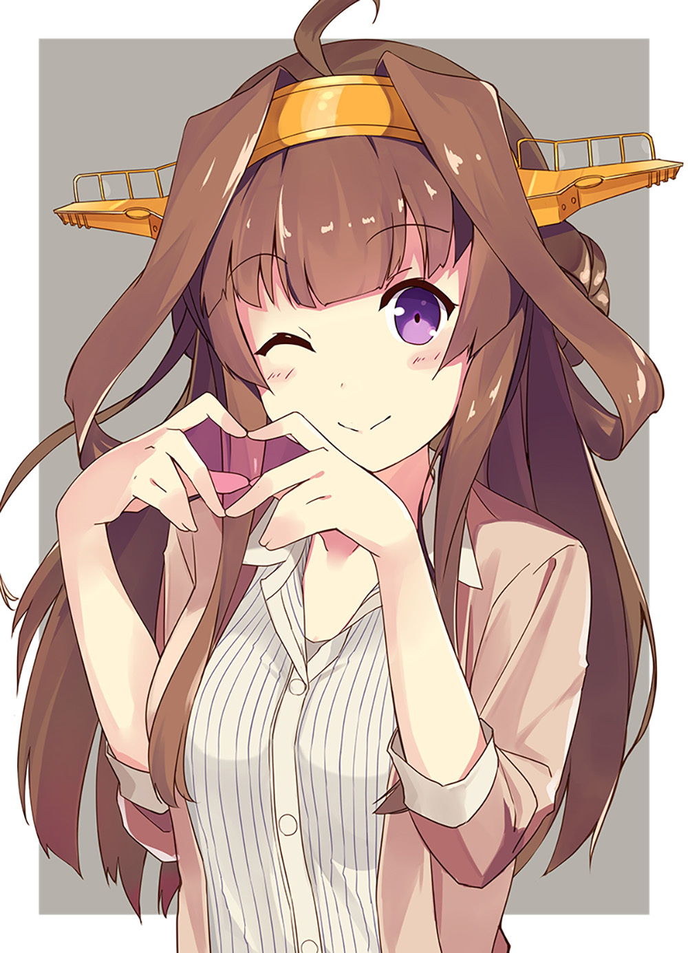 [Pixiv精选] 爱情注入♡“用手比心”的少女特辑(图7)