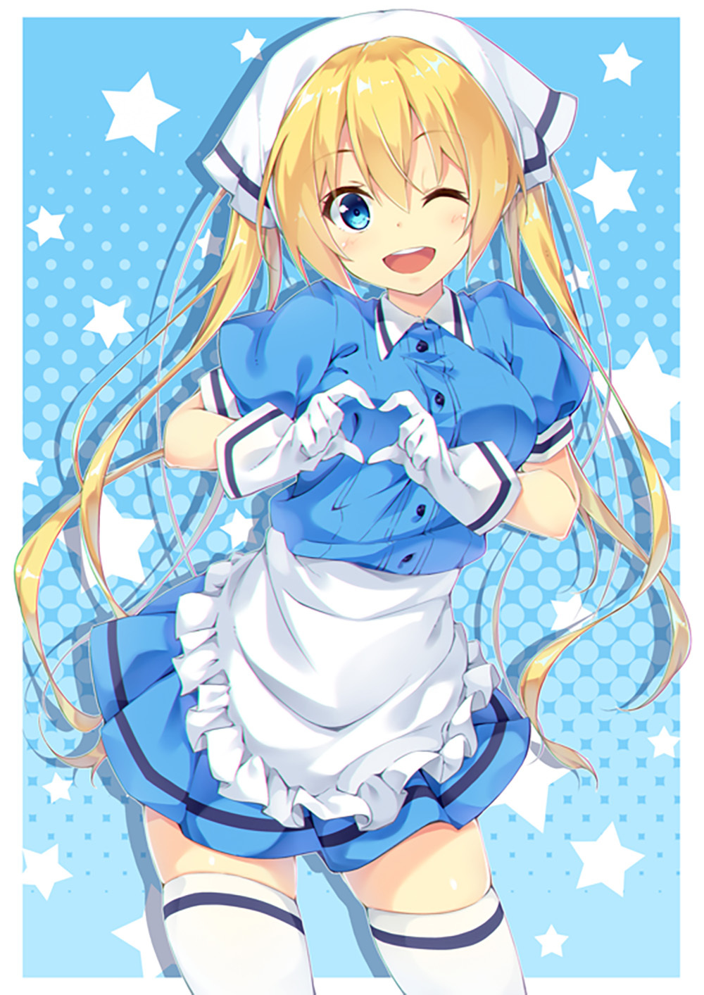 [Pixiv精选] 爱情注入♡“用手比心”的少女特辑(图9)