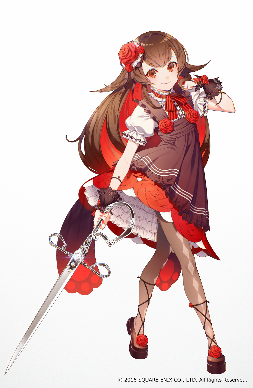 [Pixiv精选] 轻盈俊俏♡背带裙少女特辑(图11)