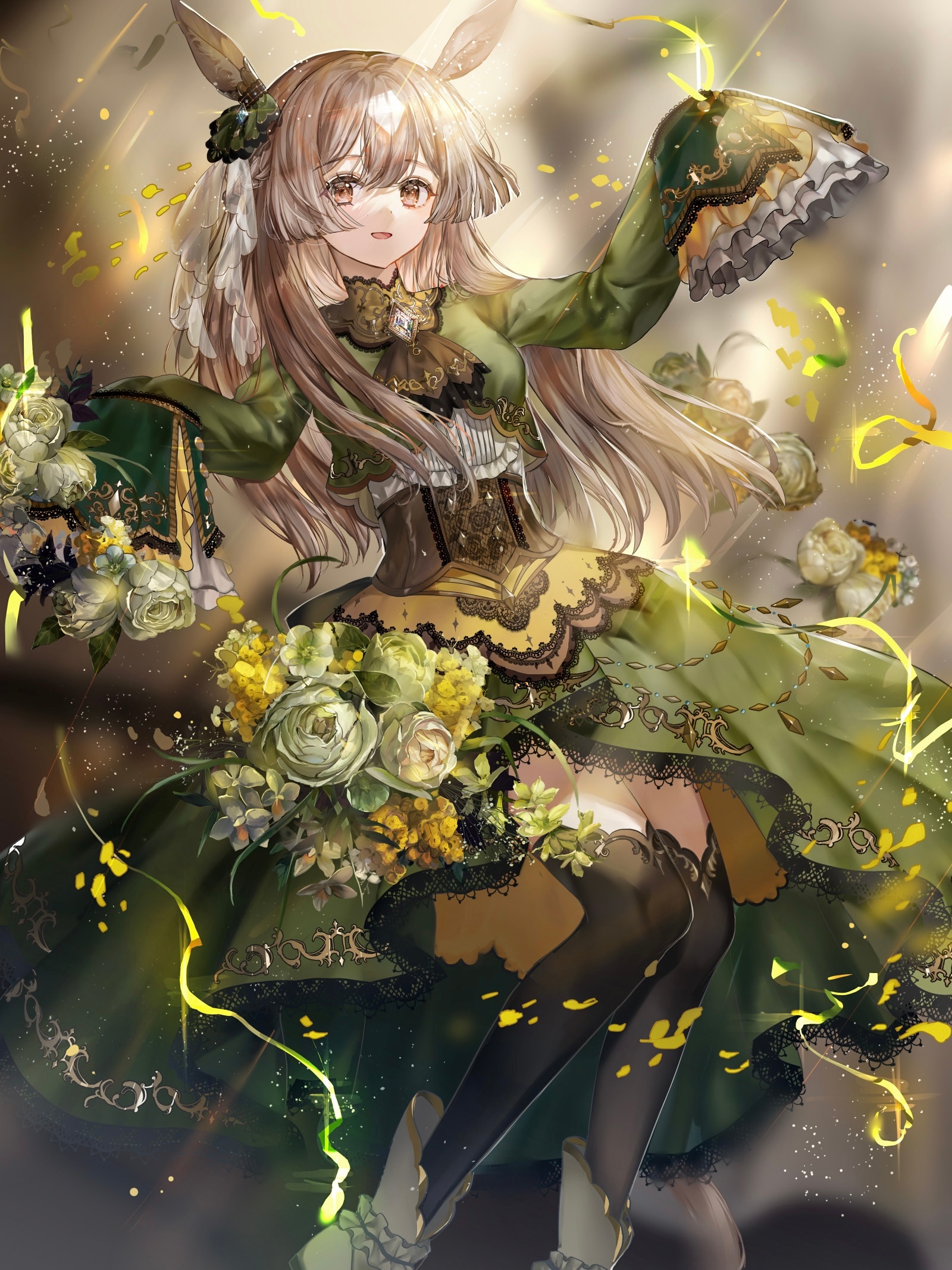 [Pixiv精选] 象征着春天的黄花。黄花含羞草插画特辑(图5)