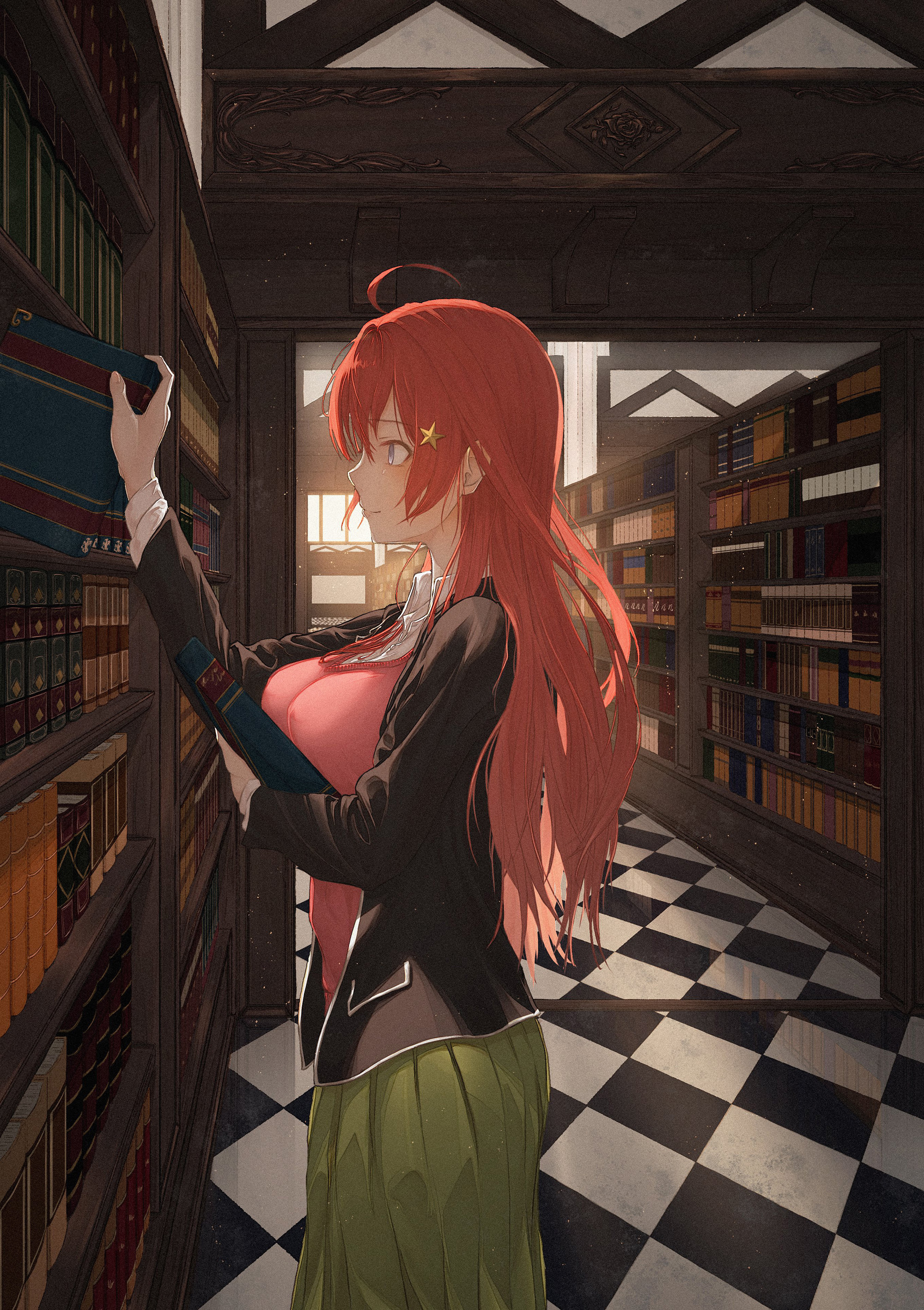 [Pixiv精选] 知识的宝库。图书馆插画特辑(图4)