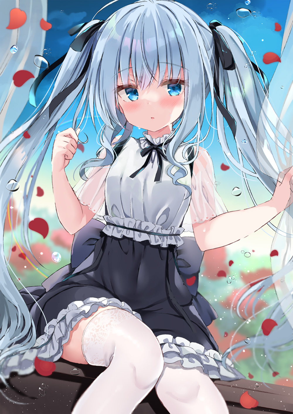 [Pixiv精选] 落英缤纷。花瓣插画特辑(图3)