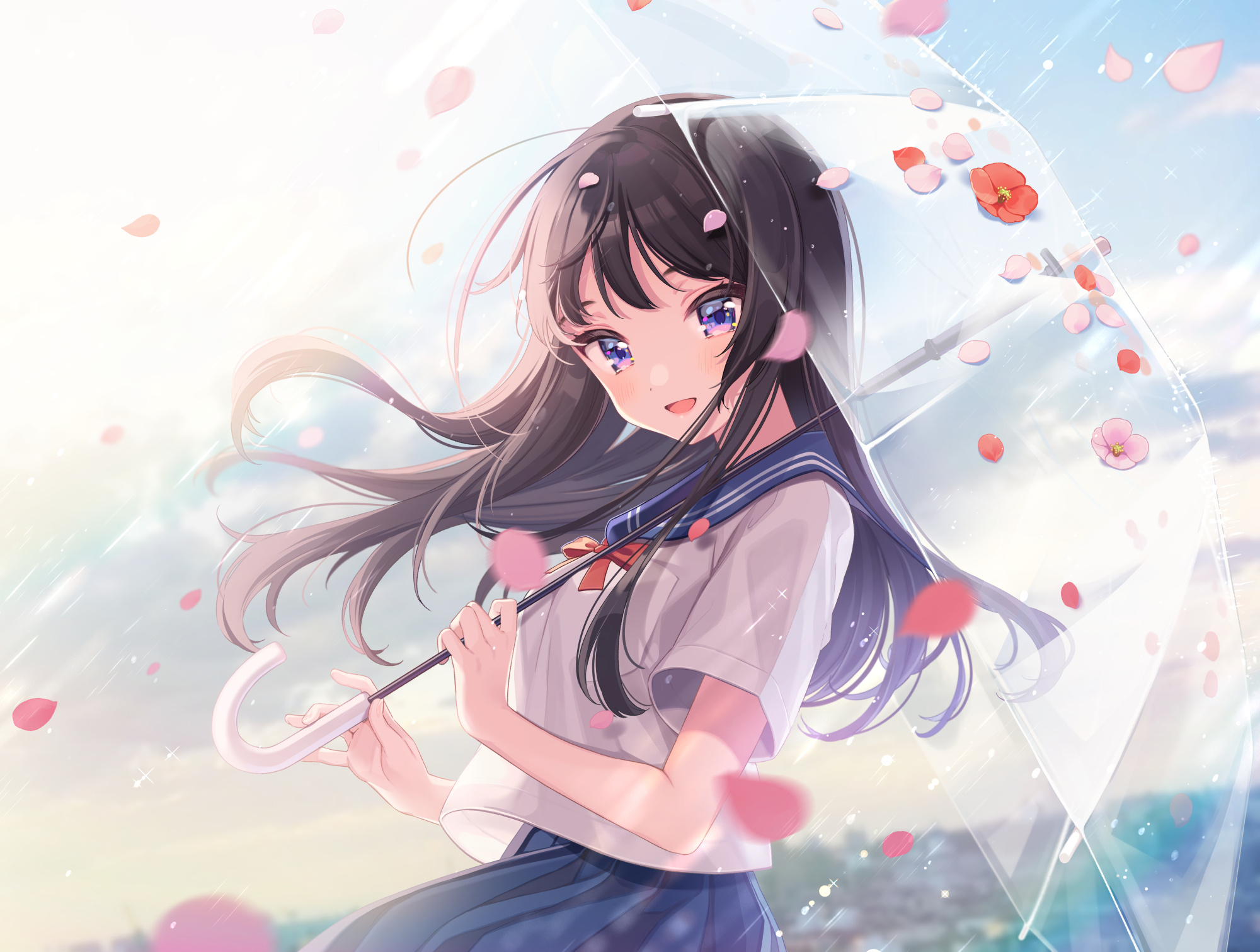 [Pixiv精选] 落英缤纷。花瓣插画特辑(图6)