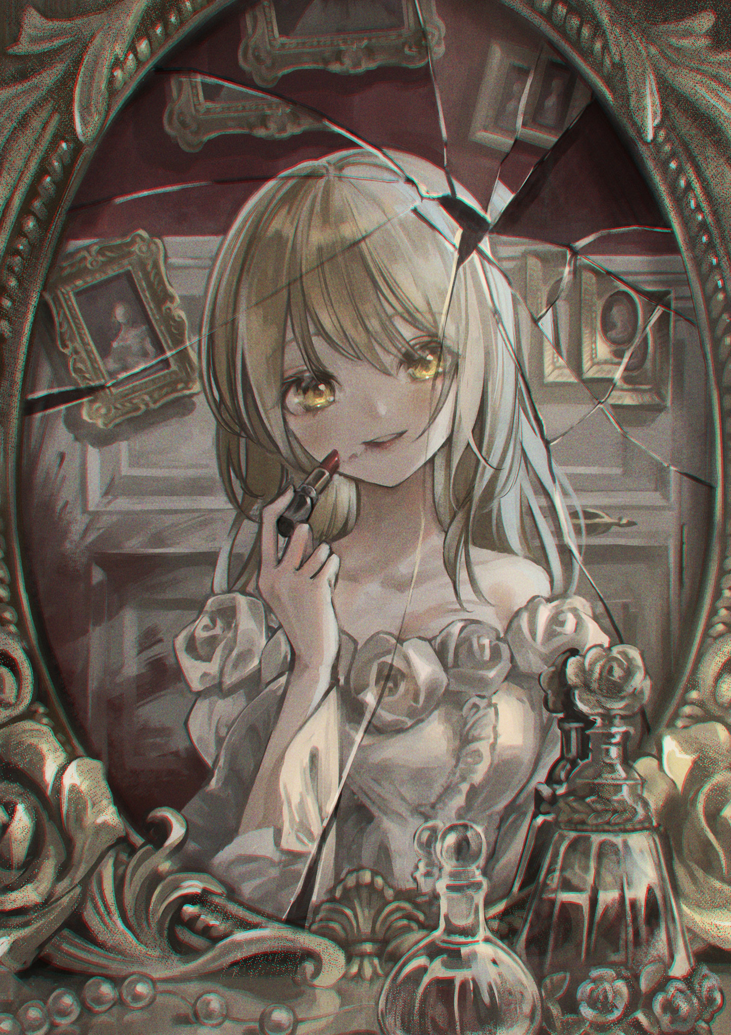 [Pixiv精选] 映照出一切。通过镜子插画特辑(图8)