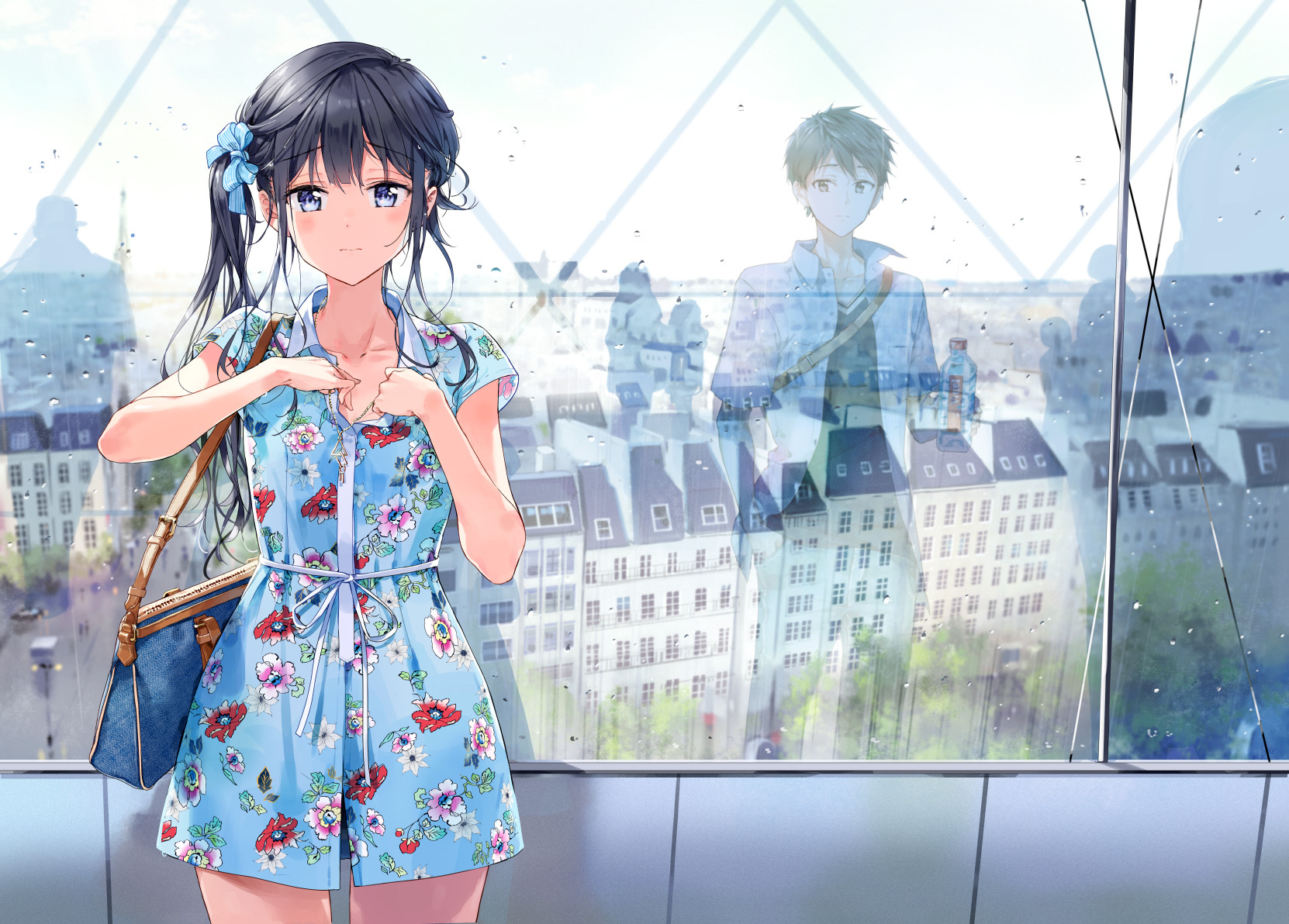[Pixiv精选] 身上盛开的繁花。碎花连衣裙插画特辑(图5)