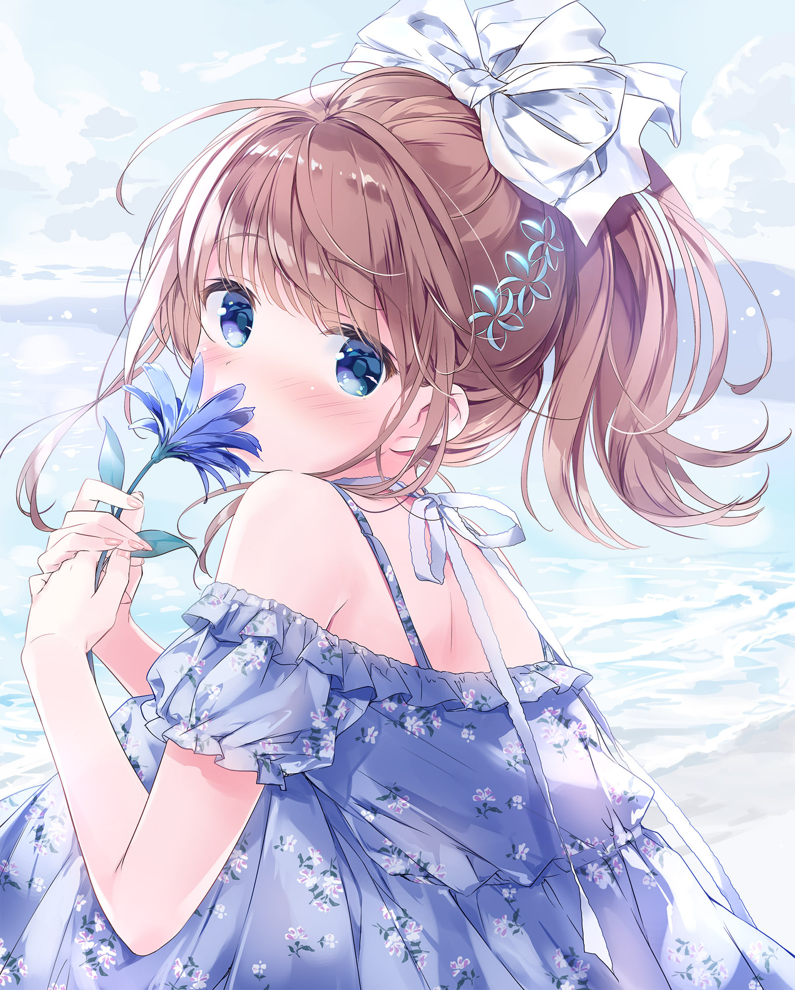[Pixiv精选] 身上盛开的繁花。碎花连衣裙插画特辑(图8)