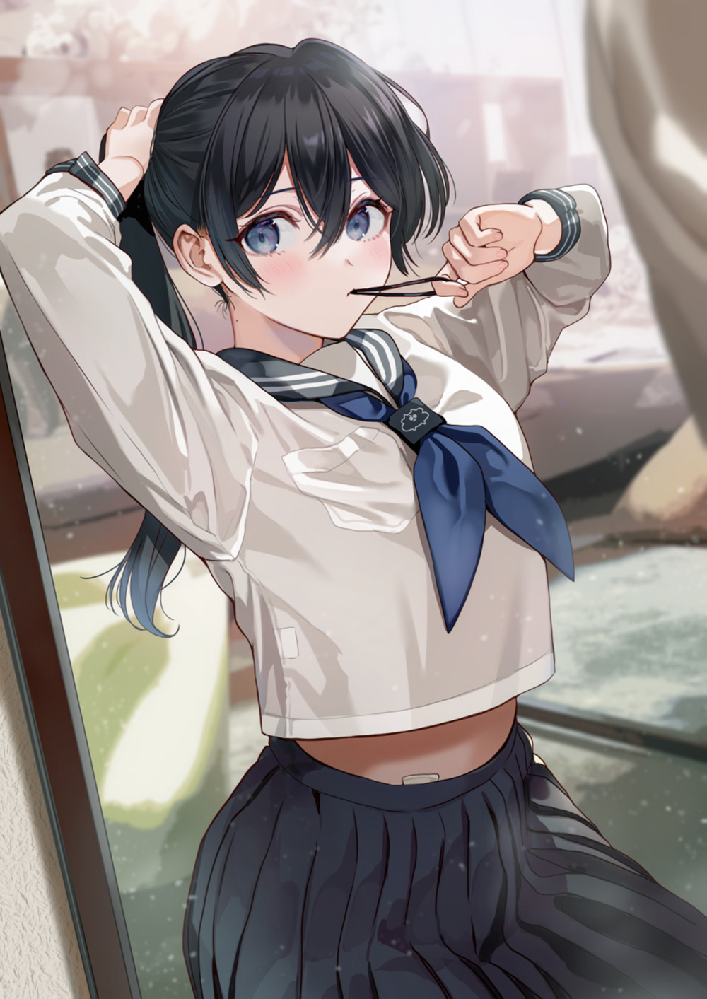 [Pixiv精选] 晃来晃去的魅力♡马尾辫女子插画特辑(图11)
