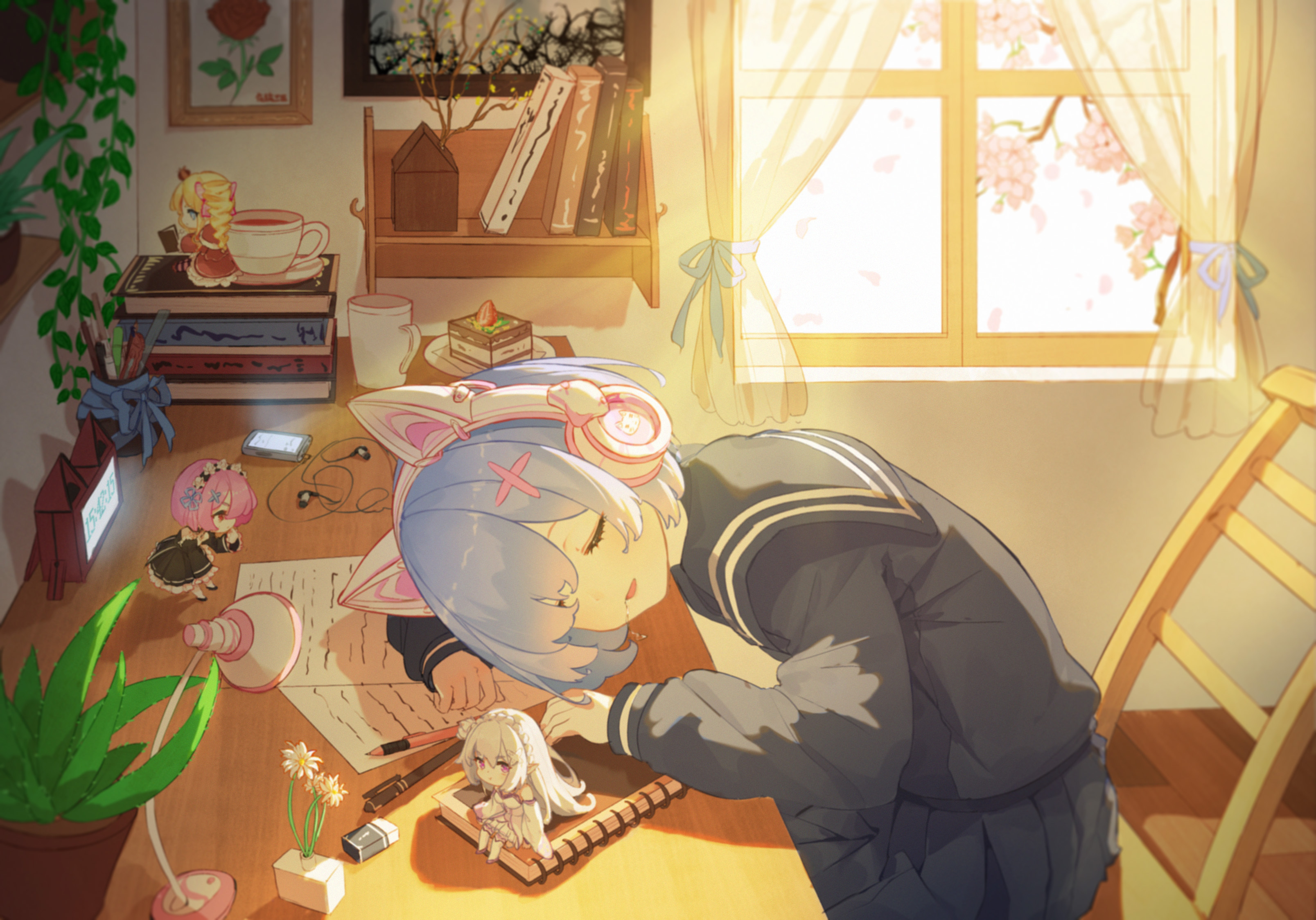 [Pixiv精选] 浓浓困意袭来。打瞌睡插画特辑(图4)