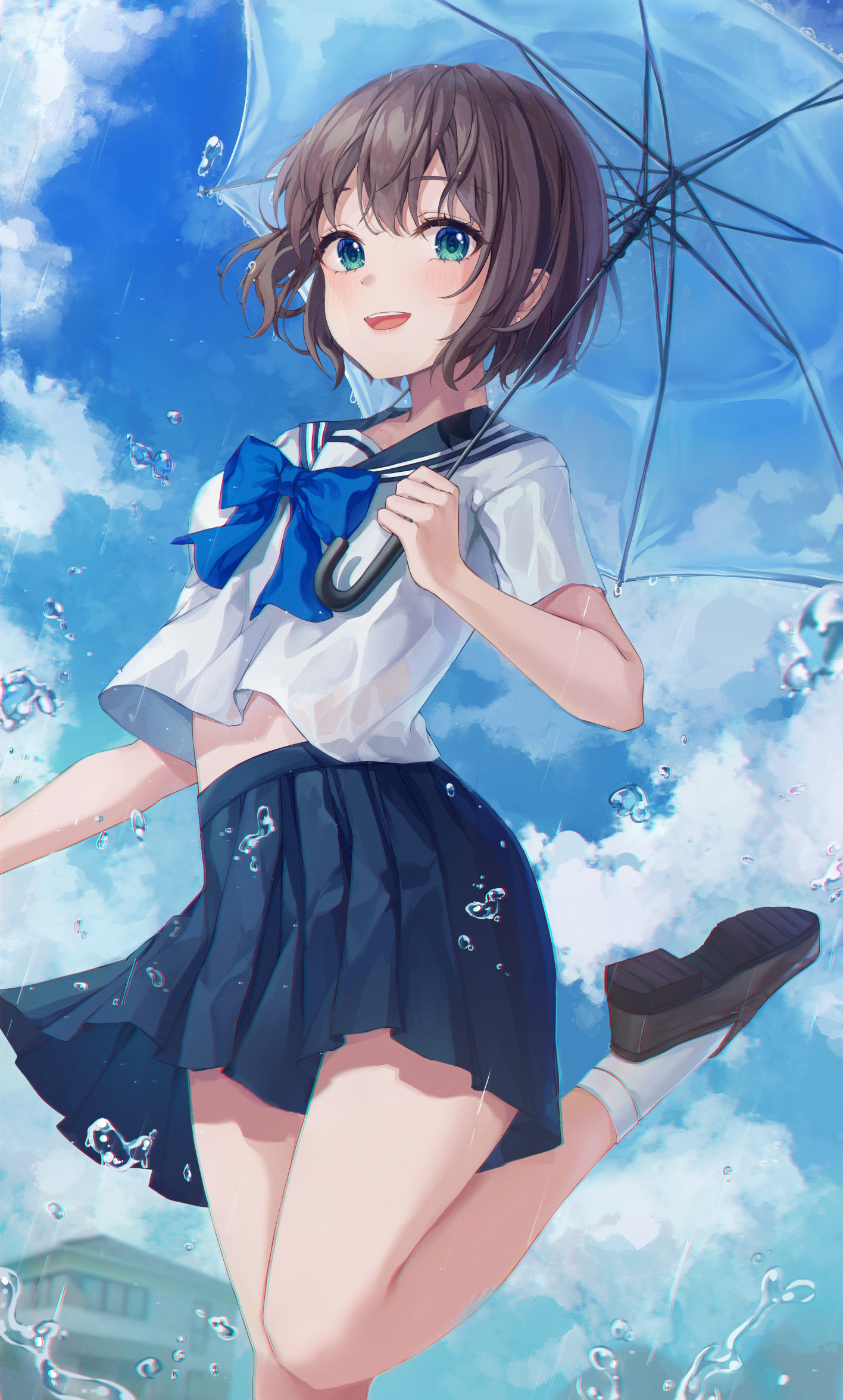 [Pixiv精选] 雨天也不错♡雨伞插画特辑(图4)