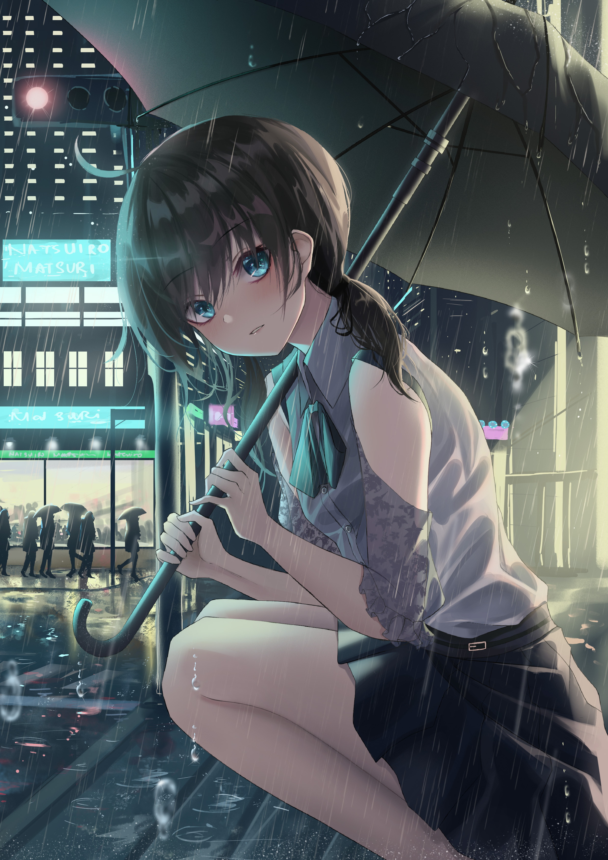 [Pixiv精选] 雨天也不错♡雨伞插画特辑(图5)