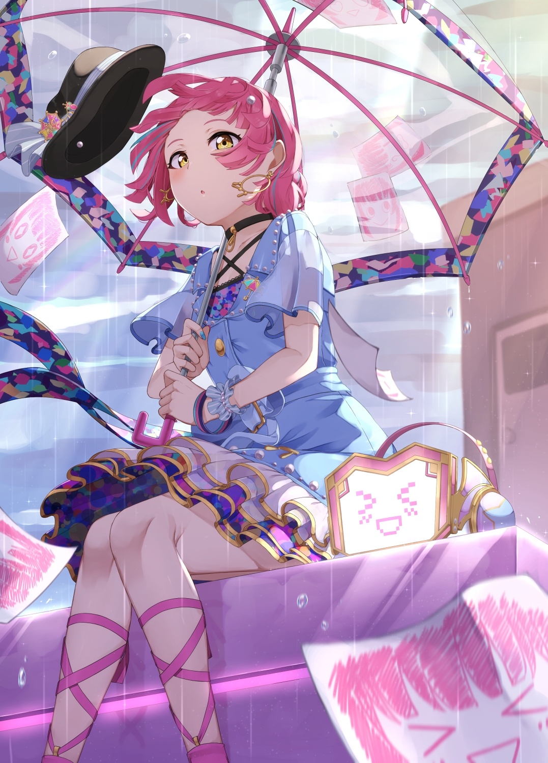 [Pixiv精选] 雨天也不错♡雨伞插画特辑(图7)