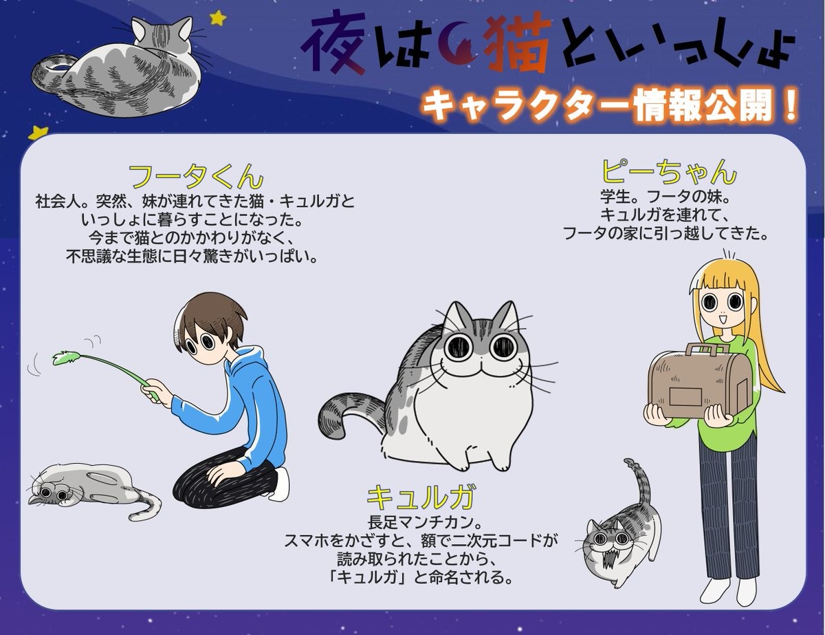 疲惫的夜晚，要不要来一只猫？《今晚有猫伴身边》2022 年夏季电视动画化确定(图2)