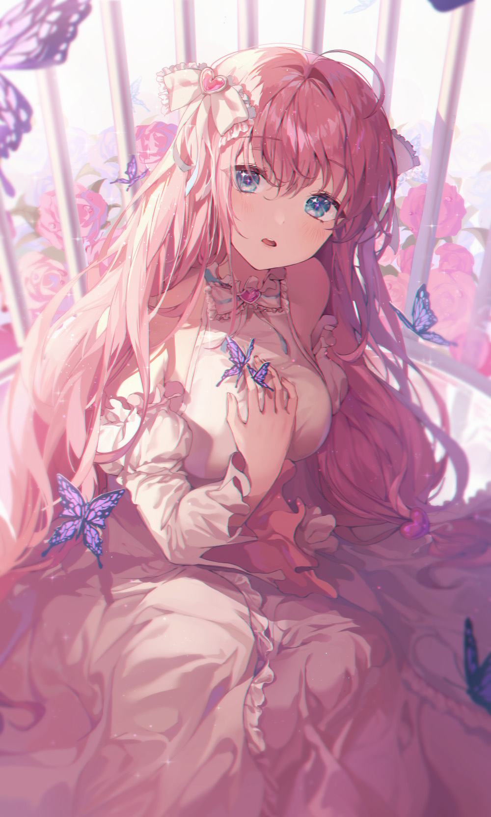 [Pixiv精选] 平抚心中的澎湃。手捂胸插画特辑(图4)