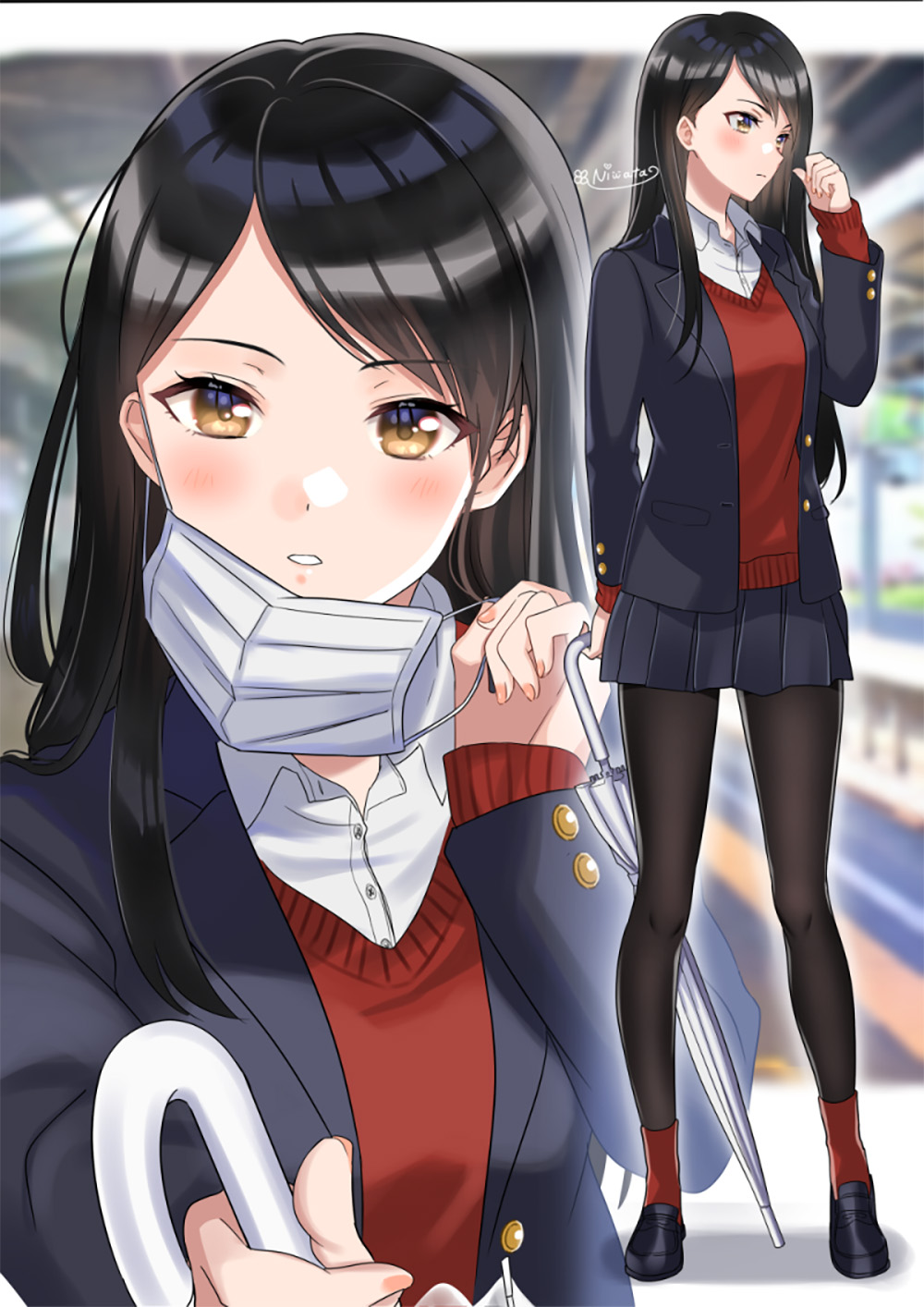 [Pixiv精选] 必不可少！口罩插画特辑(图4)