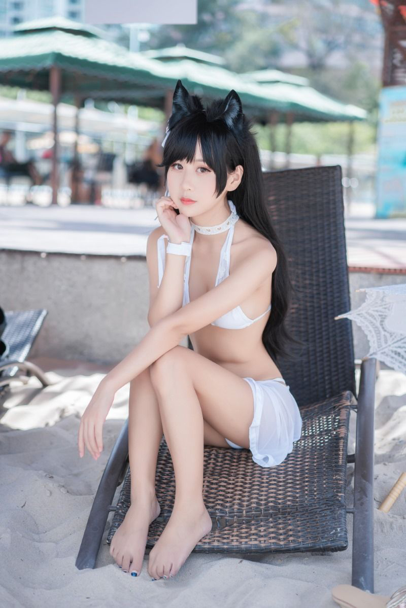 微博网紅妹纸@萌芽儿o0 爱宕泳装【30P/208MB】(图2)