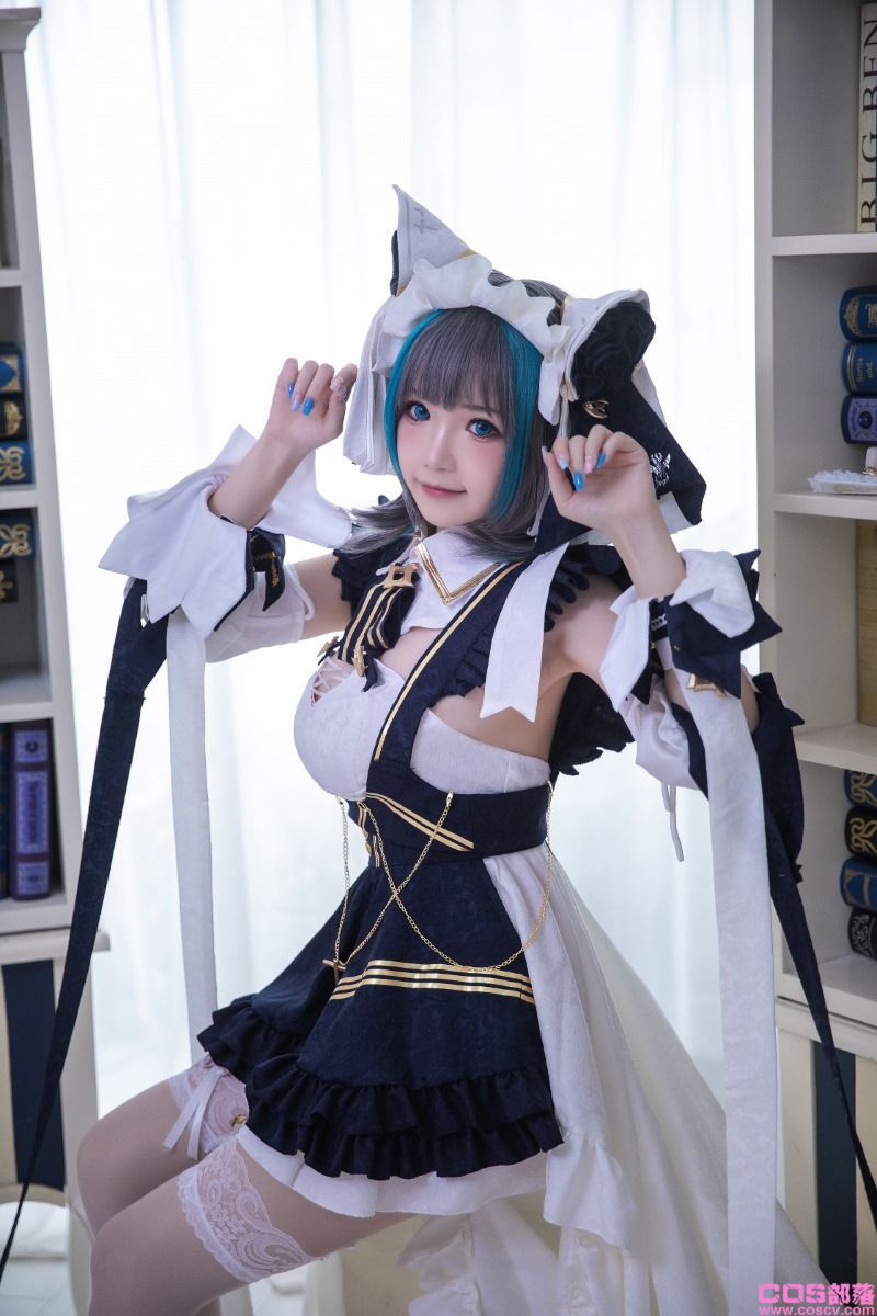 知名动漫博主@雪晴Astra Azure Lane 柴郡【18P/173MB】(图2)