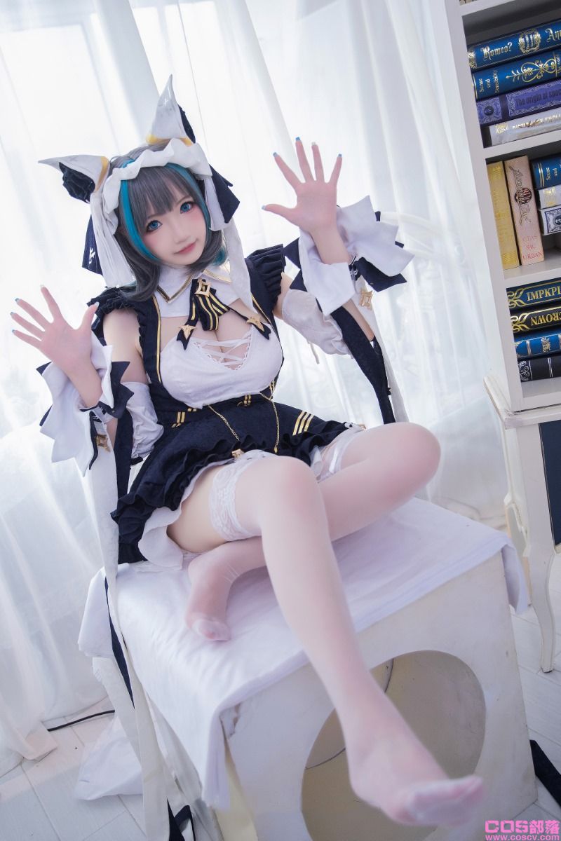 知名动漫博主@雪晴Astra Azure Lane 柴郡【18P/173MB】(图4)
