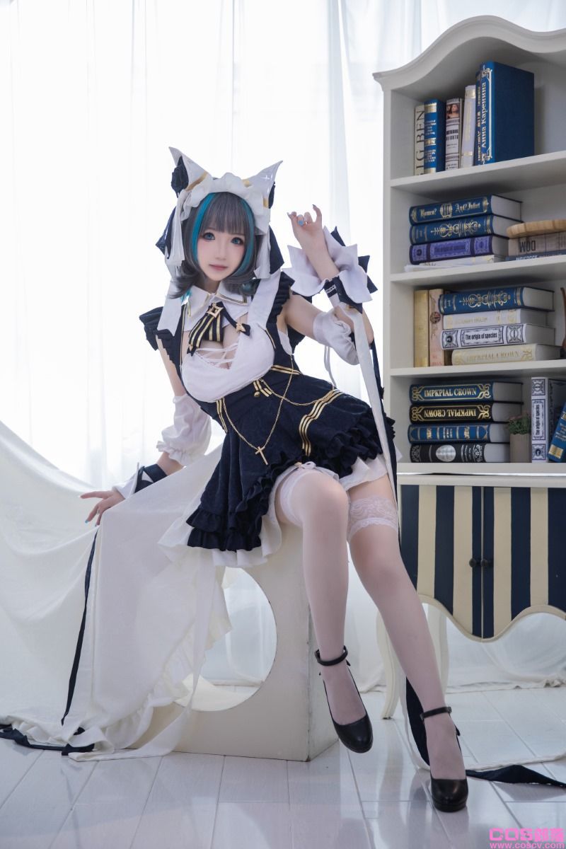 知名动漫博主@雪晴Astra Azure Lane 柴郡【18P/173MB】(图3)