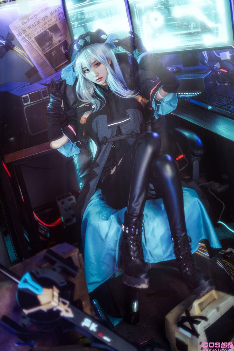 网紅Coser@木绵绵OwO 斯卡蒂COS【16P/468MB】(图4)