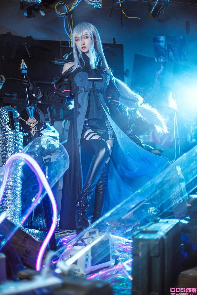 网紅Coser@木绵绵OwO 斯卡蒂COS【16P/468MB】(图2)