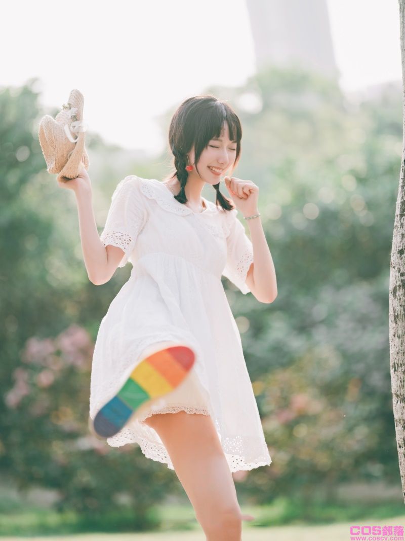 网紅Coser@木绵绵OwO 夏日彩虹【29P/1.42G】(图4)