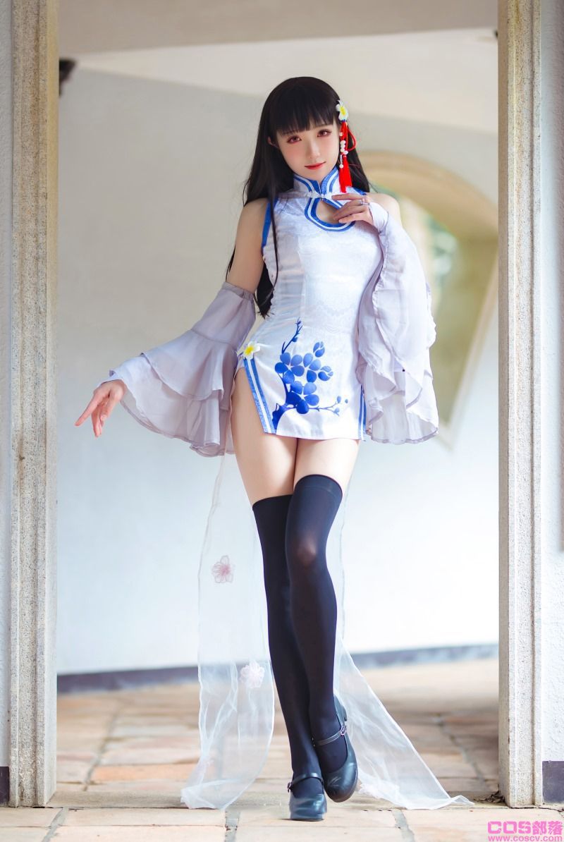 动漫Coser@瓜希酱 碧蓝航线 逸仙【22P/96MB】(图2)