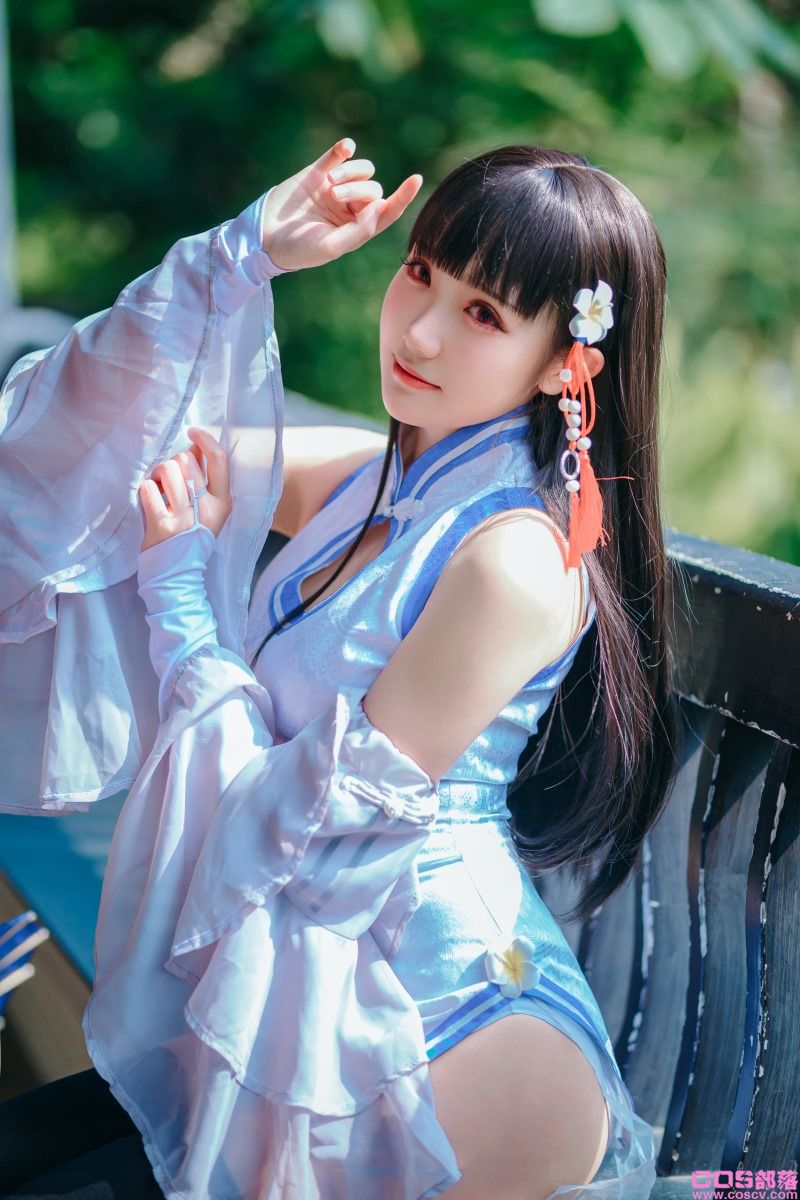 动漫Coser@瓜希酱 碧蓝航线 逸仙【22P/96MB】(图4)