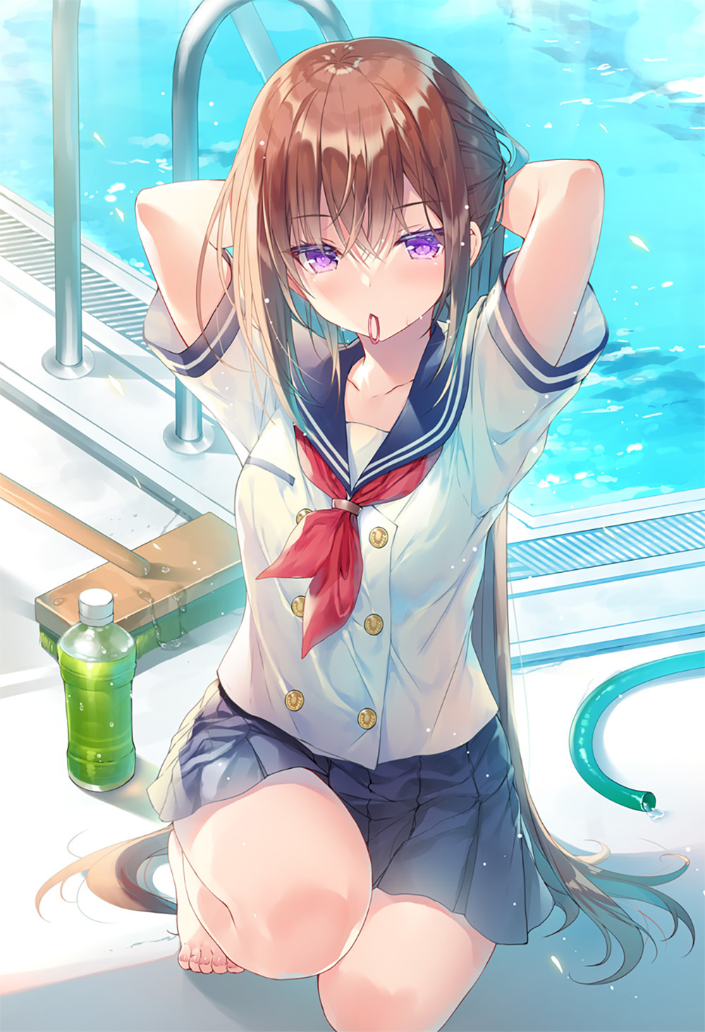 [Pixiv精选] 大家的青春回忆！夏季制服女子插画特辑(图14)