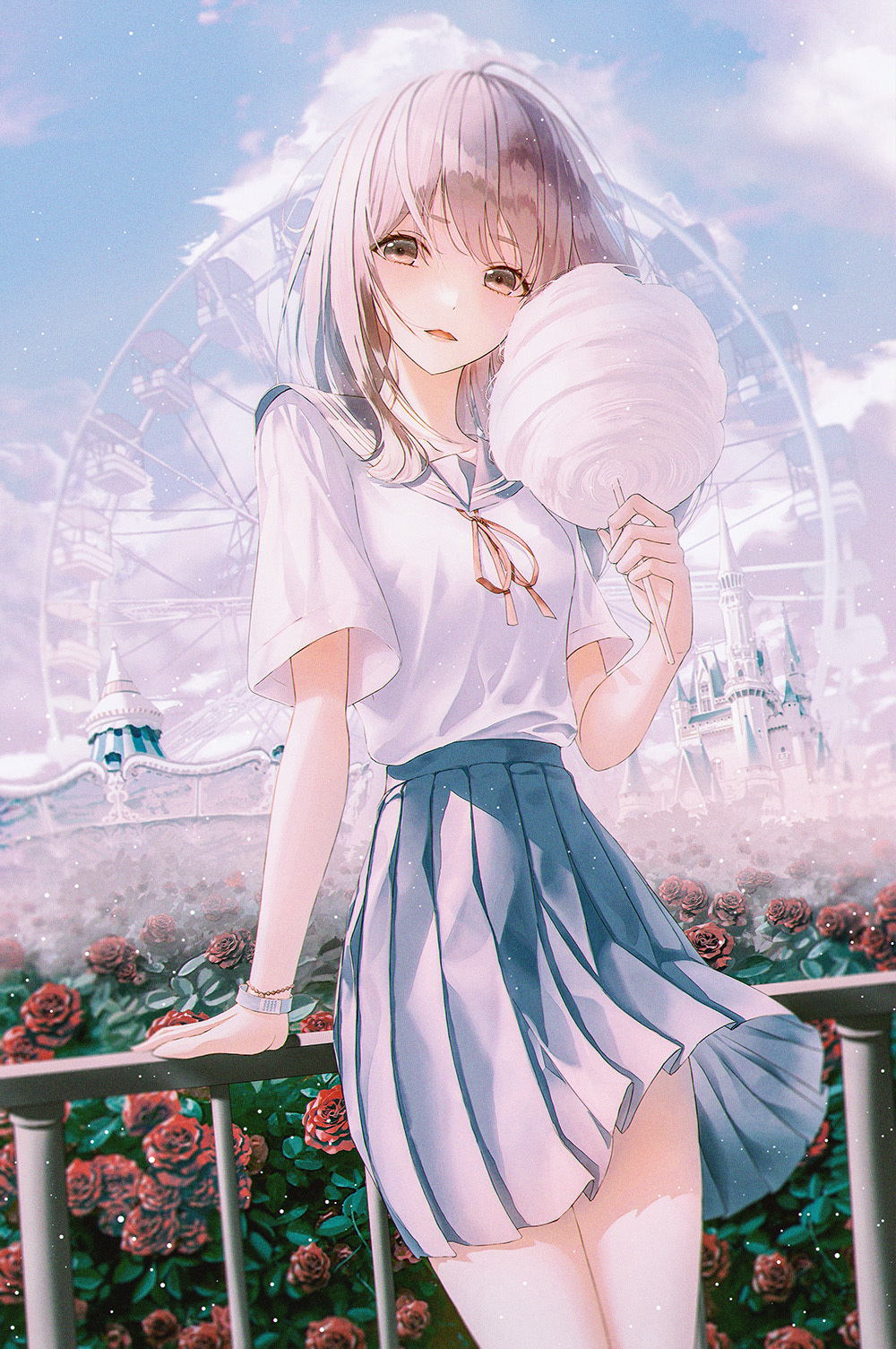 [Pixiv精选] 大家的青春回忆！夏季制服女子插画特辑(图13)