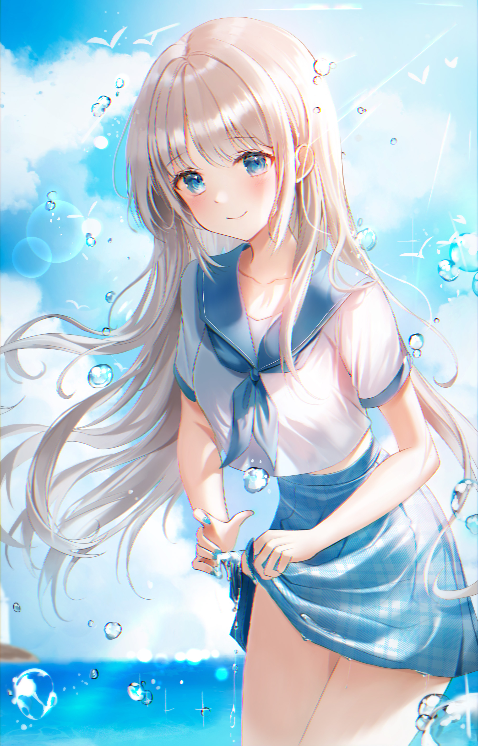 [Pixiv精选] 大家的青春回忆！夏季制服女子插画特辑(图4)
