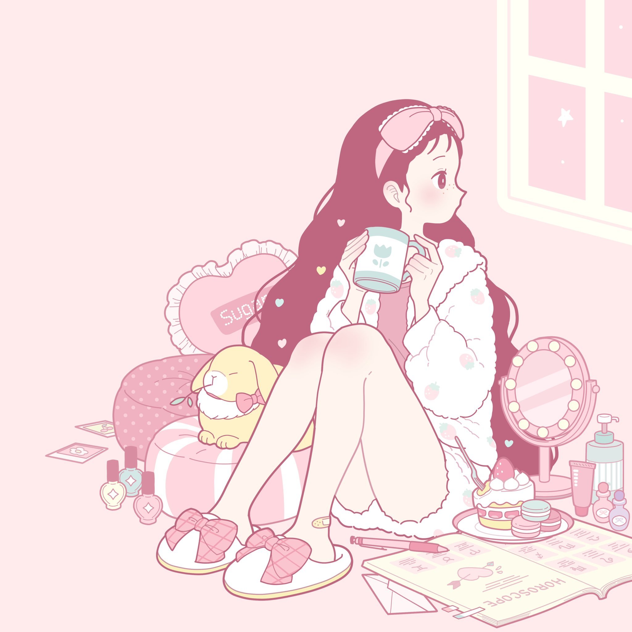 [Pixiv精选] 万能发饰♡发带插画特辑(图8)
