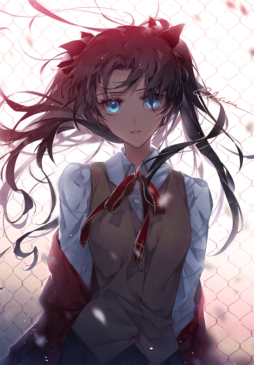 [Pixiv精选] 随风舞动。飘扬秀发插画特辑(图2)