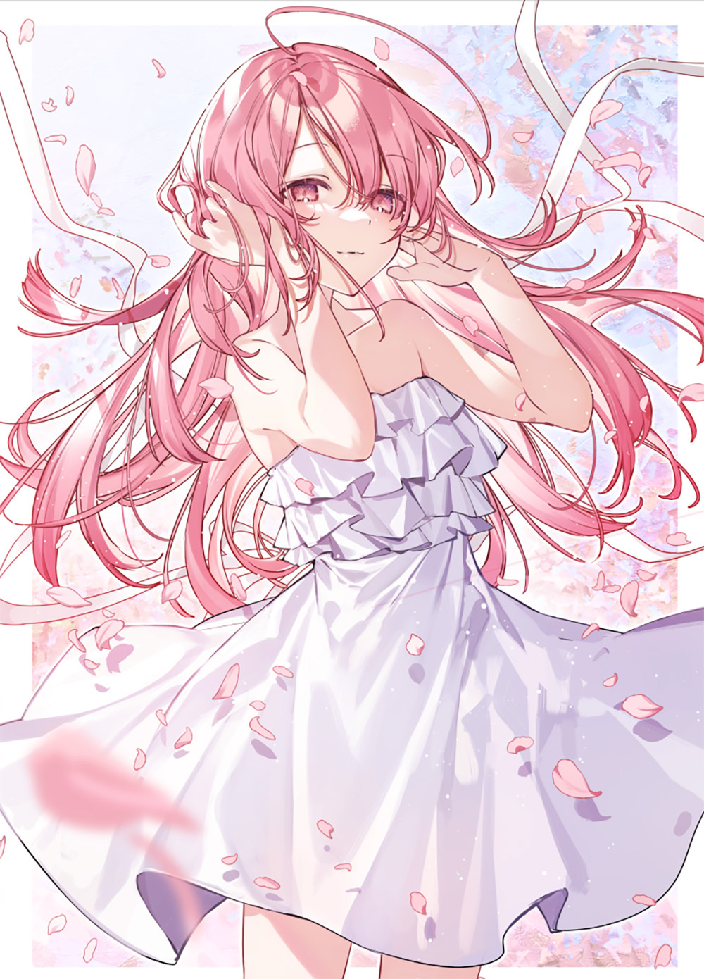 [Pixiv精选] 可爱又华丽♡粉发女子插画特辑(图6)