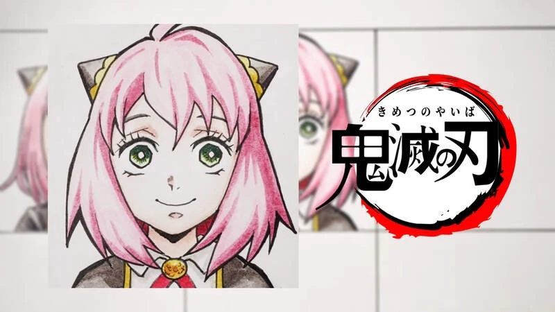 间谍家家酒 SPY×FAMILY《安妮亚的12种动漫画风》各种不同的模样大家能看出是哪部作品的风格吗？(图4)