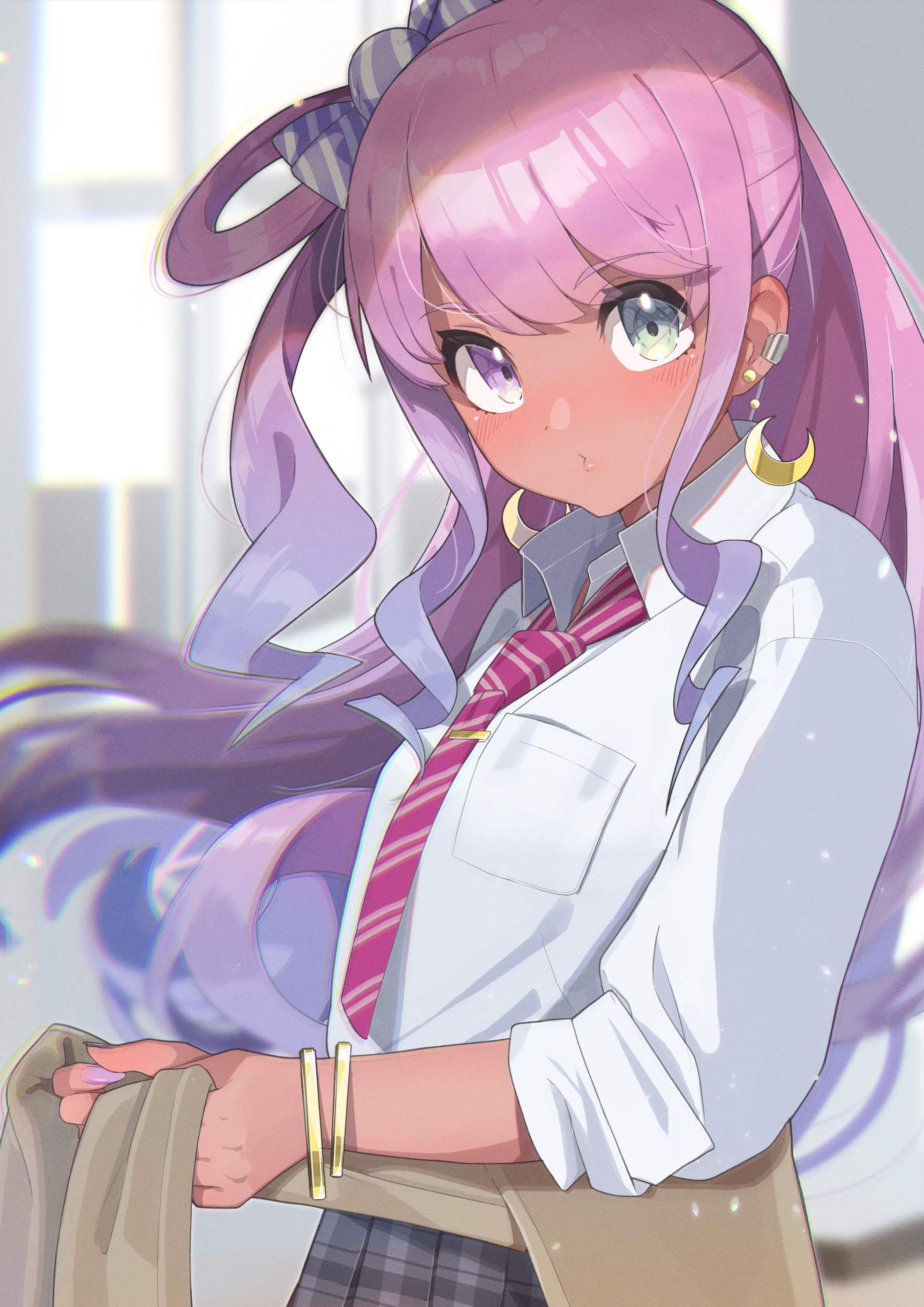 [Pixiv精选] 想和谁共度校园生活？辣妹VS乖乖女插画特辑(图11)