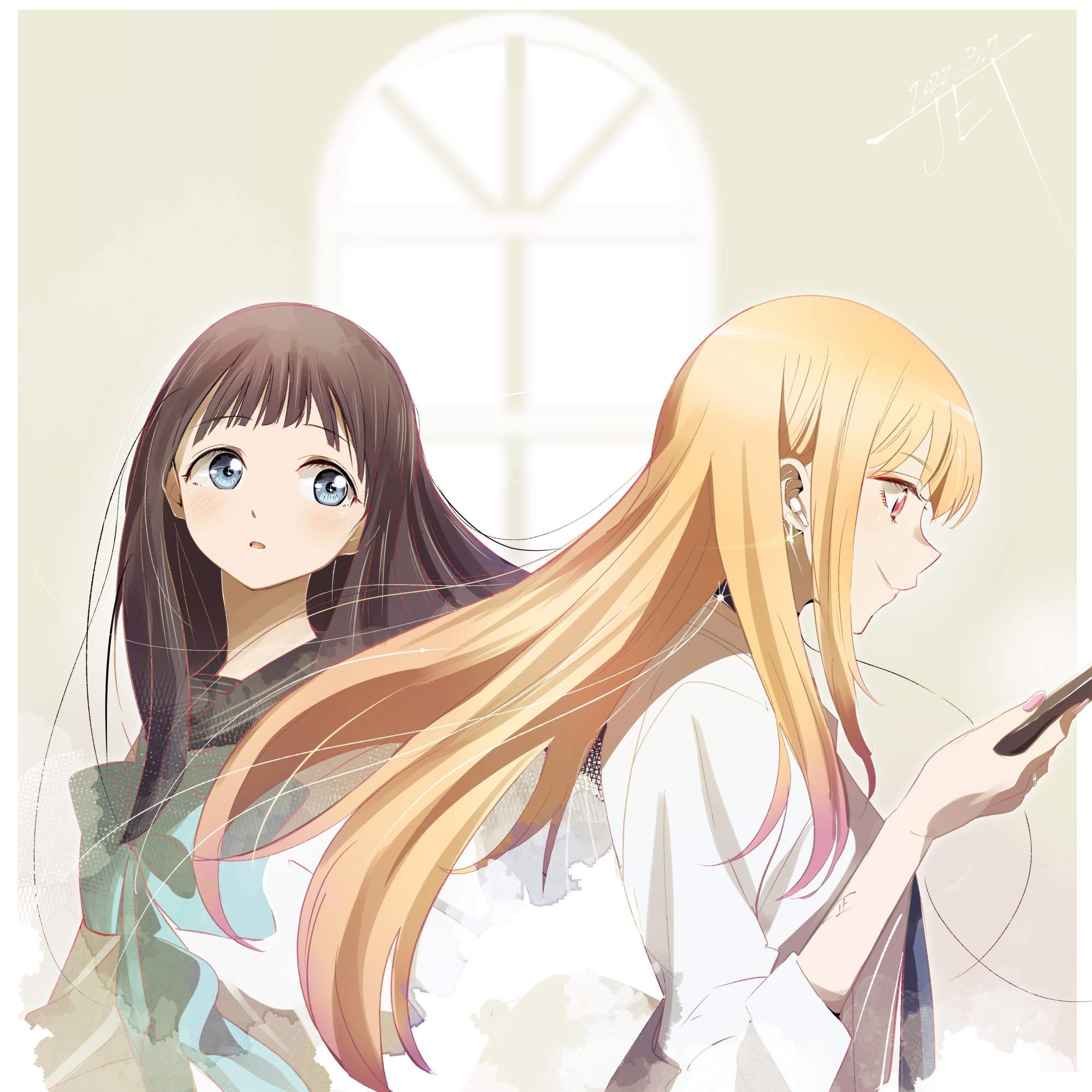 [Pixiv精选] 想和谁共度校园生活？辣妹VS乖乖女插画特辑(图8)