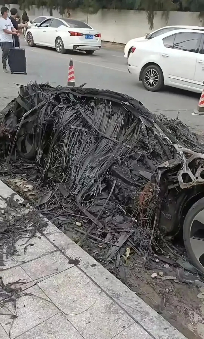 碳纤维为什么这么贵？ 碳纤维豪车烧完居然是这个样子 ​​​​(图2)