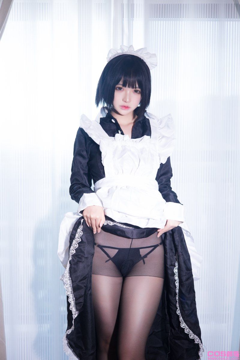 网紅Coser@疯猫ss 2022夏日限定B本 女仆 [20P/1V/306MB](图3)