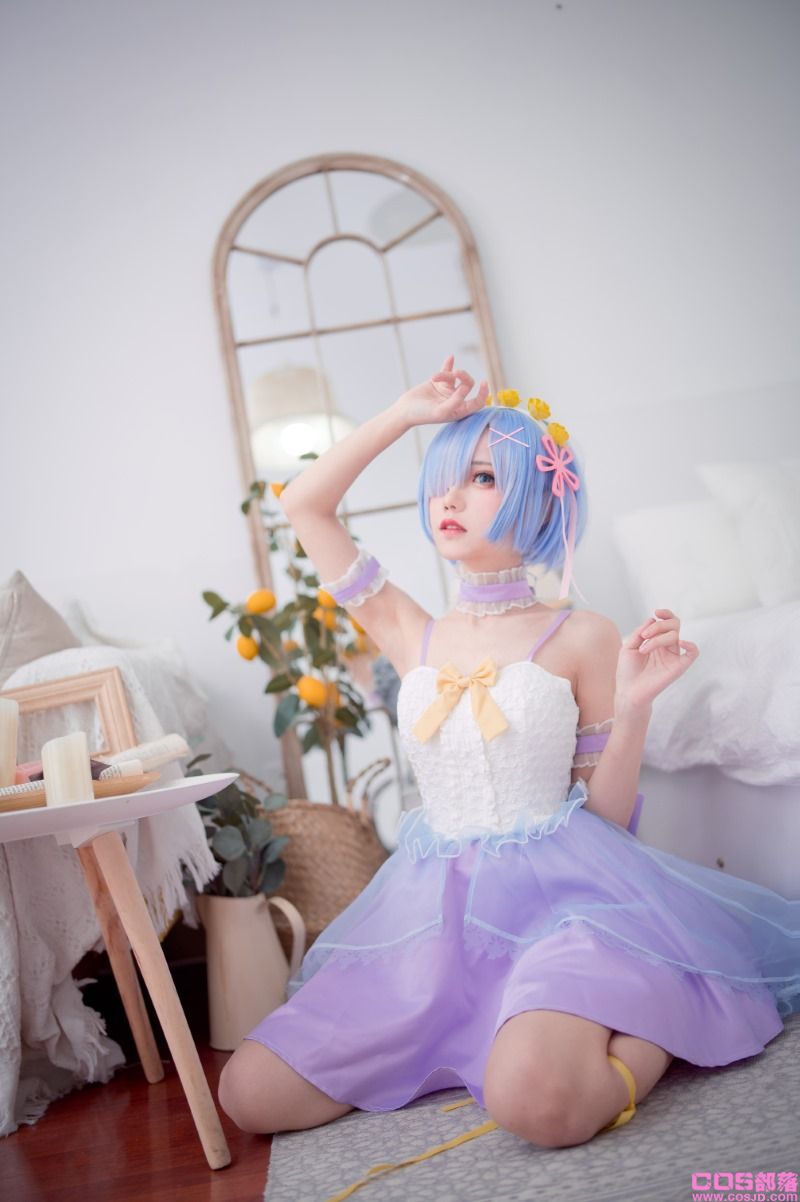 动漫博主@花柒Hana 蕾姆CLEAR DRESS [15P/34MB](图2)