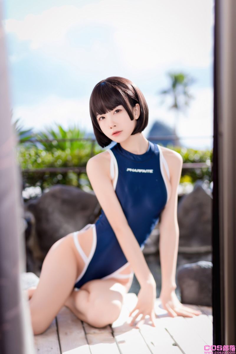 知名动漫博主@水淼aqua 竞泳水着 [40P/585MB](图2)