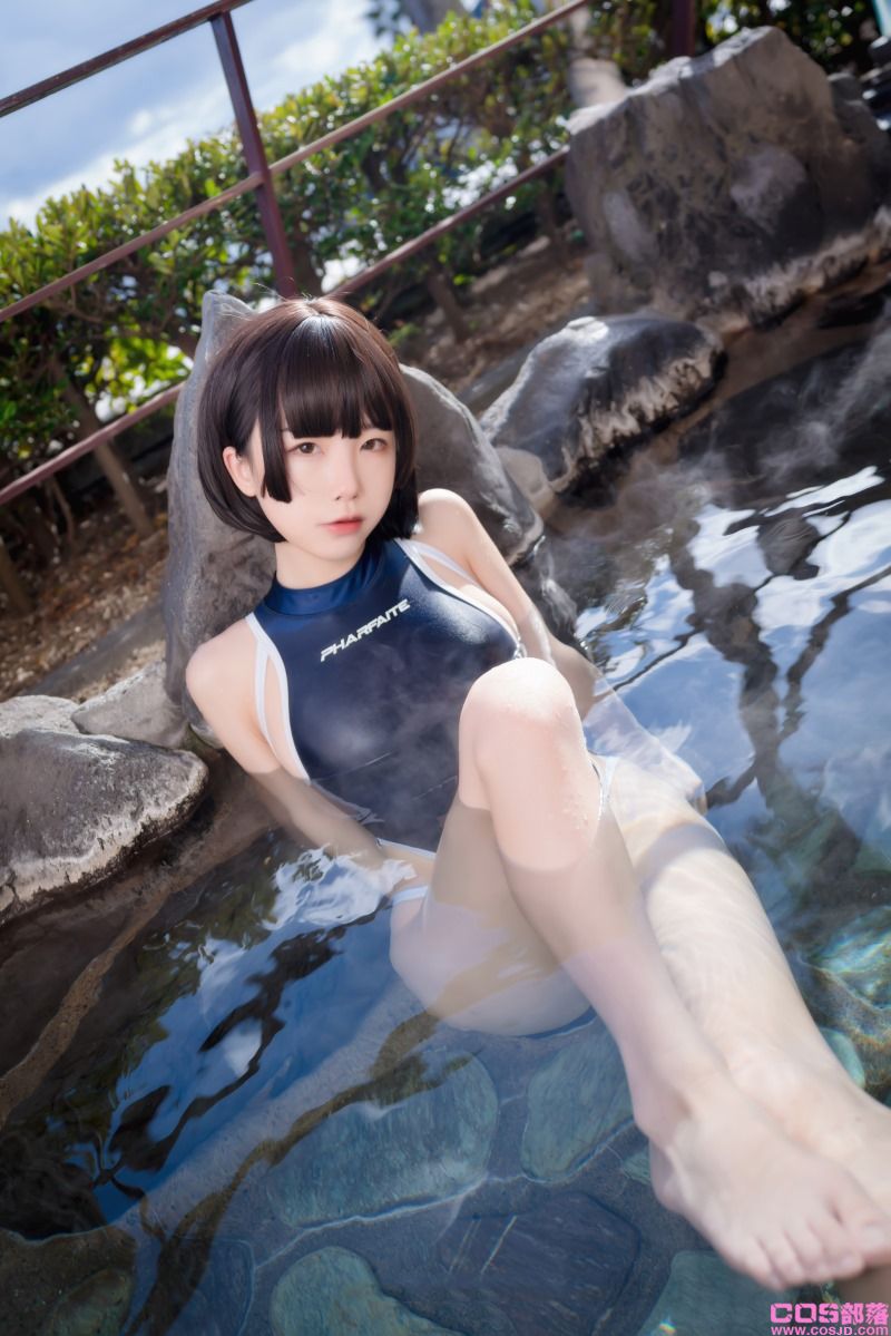 知名动漫博主@水淼aqua 竞泳水着 [40P/585MB](图3)