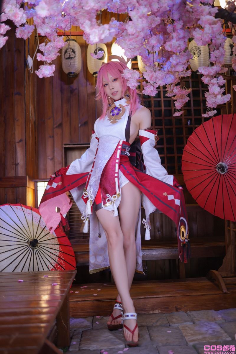 知名动漫博主@水淼aqua 八重神子 [52P/136MB](图3)